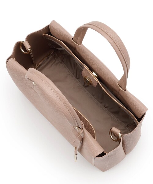 OPAQUE.CLIP（オペークドットクリップ）の「◆【人間工学/2WAY】シュリンクミドルトートバッグ（トートバッグ・レディース・ブラック/グレー/サンドベージュ・00）」の11枚目の写真