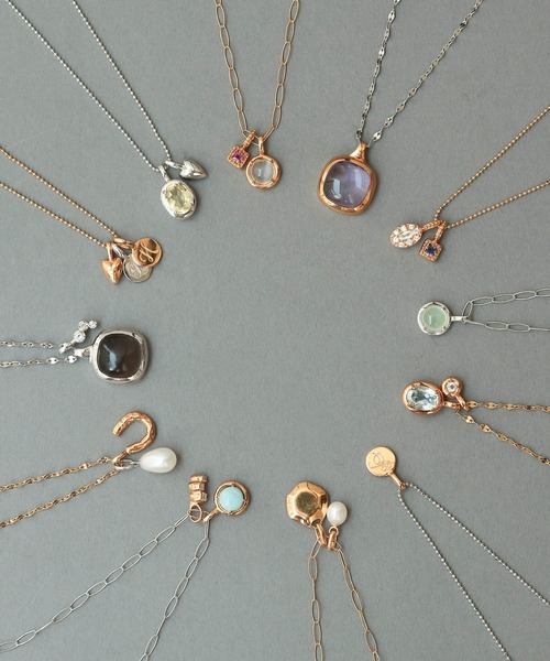 flavor アイオライト スクエア チャーム silver925（チャーム）｜NOIR DE POUPEE（ノワールドプーペ）