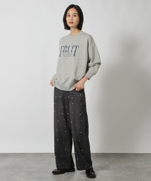 LAKOLE（ラコレ）の「パールデニム / 147165（デニムパンツ・レディース・ブラック/ライトブルー・SMALL/MEDIUM）」の3枚目の写真