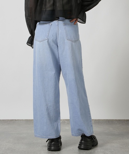 LAKOLE（ラコレ）の「パールデニム / 147165（デニムパンツ・レディース・ブラック/ライトブルー・SMALL/MEDIUM）」の15枚目の写真