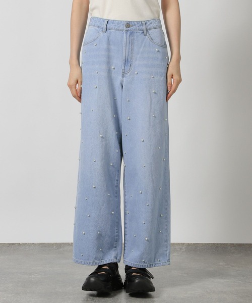 LAKOLE（ラコレ）の「パールデニム / 147165（デニムパンツ・レディース・ブラック/ライトブルー・SMALL/MEDIUM）」の16枚目の写真