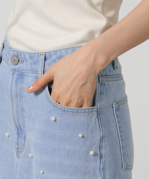 LAKOLE（ラコレ）の「パールデニム / 147165（デニムパンツ・レディース・ブラック/ライトブルー・SMALL/MEDIUM）」の20枚目の写真