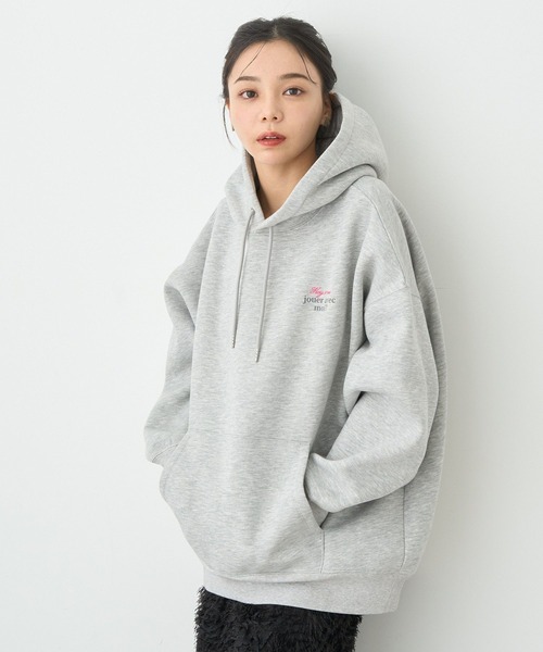 earth music&ecology（アースミュージックアンドエコロジー）の「アソートロゴフーディー（パーカー・レディース・杢グレー/ブルー/オートミール/イエロー・FREE）」の14枚目の写真