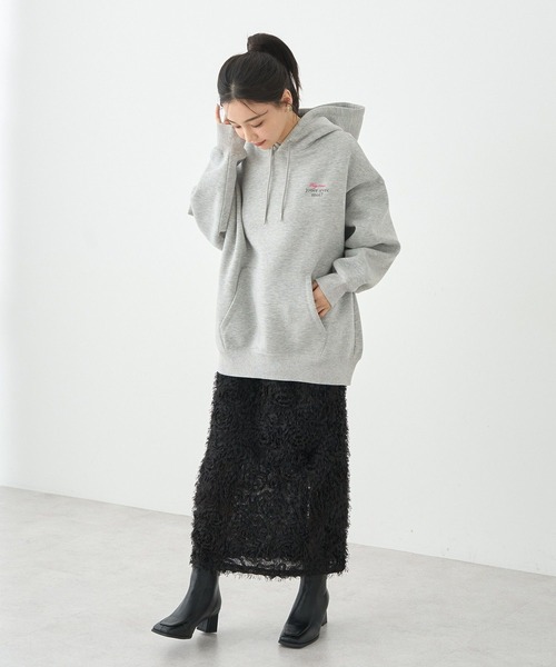 earth music&ecology（アースミュージックアンドエコロジー）の「アソートロゴフーディー（パーカー・レディース・杢グレー/ブルー/オートミール/イエロー・FREE）」の18枚目の写真