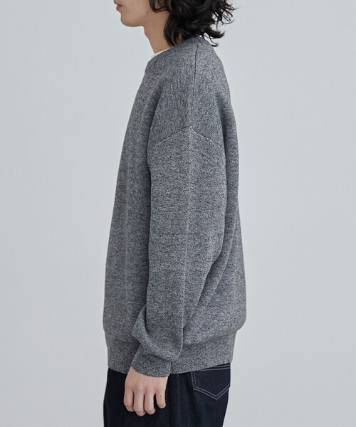 coen(コーエン)の「メランジクルーネックニット(ニット/セーター・メンズ・グレー/ベージュ/ロイヤルブルー・M/L/XL)」の17枚目の写真