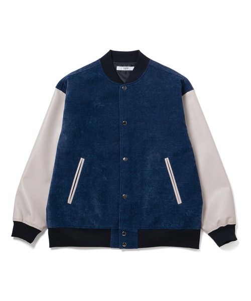 ジャケット・アウター (LURAKU) wool melton stadium jacket ジャケット・アウター (LURAKU) wool melton stadium jacket