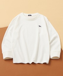 POLO CHAMPS（ポロチャンプス）の「【 POLO CHAMPS / ポロチャンプス 】ワンポイント ロゴ刺繍 オーバーサイズ ロンT 長袖 キッズ（Tシャツ/カットソー）」