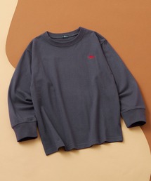 POLO CHAMPS（ポロチャンプス）の「【 POLO CHAMPS / ポロチャンプス 】ワンポイント ロゴ刺繍 オーバーサイズ ロンT 長袖 キッズ（Tシャツ/カットソー）」