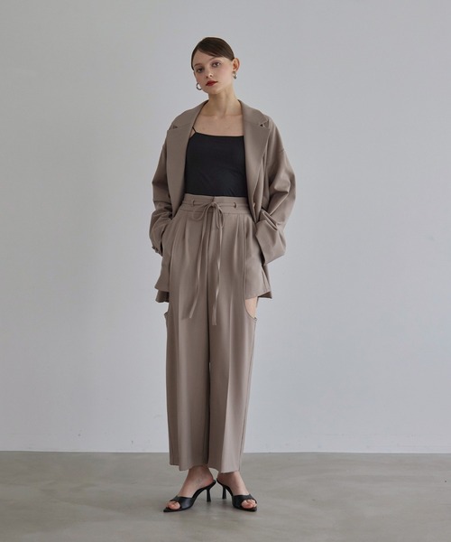 MIELI INVARIANT(ミエリインヴァリアント)の「Soft Warm Hole Slacks(スラックス・レディース・ブラック/グレー系その他/モカ・SMALL/MEDIUM)」の22枚目の写真