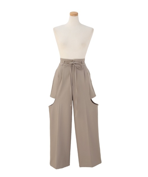 MIELI INVARIANT(ミエリインヴァリアント)の「Soft Warm Hole Slacks(スラックス・レディース・ブラック/グレー系その他/モカ・SMALL/MEDIUM)」の10枚目の写真
