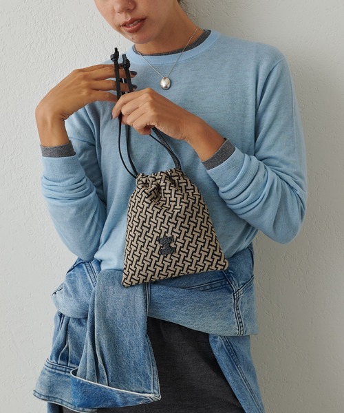 新品未使用✨IACUCCI✨モノグランマ ポーチ JACQUARD/CERVO モノグランマ ポーチ JACQUARD/CERVO（ポーチ）｜IACUCCI