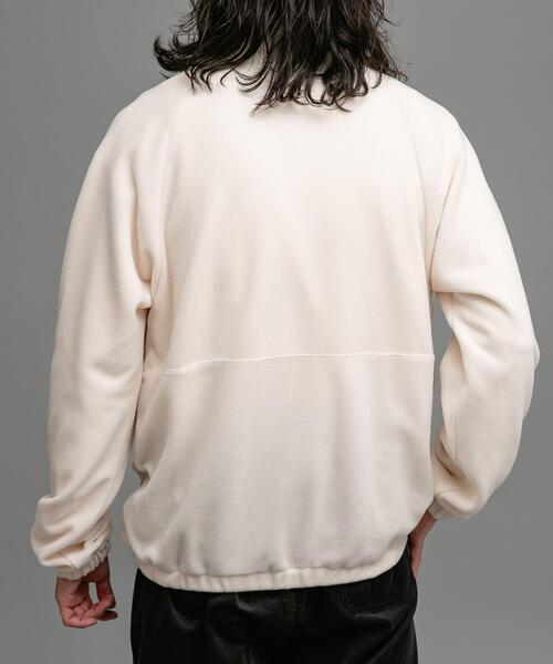 URBAN RESEARCH Sonny Label（アーバンリサーチサニーレーベル）の「ライトフリースプルオーバー（Tシャツ/カットソー・メンズ・アイボリー/ブラック・MEDIUM/LARGE）」の6枚目の写真