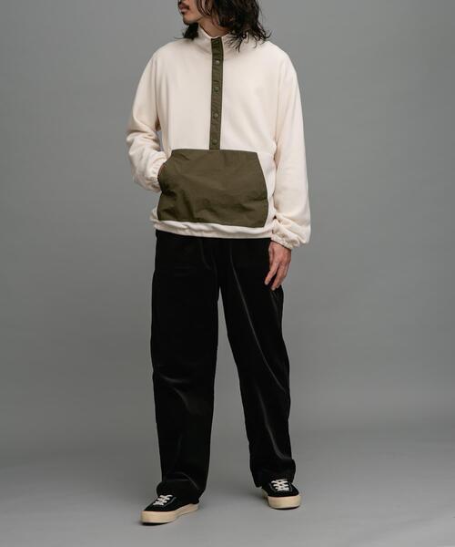 URBAN RESEARCH Sonny Label（アーバンリサーチサニーレーベル）の「ライトフリースプルオーバー（Tシャツ/カットソー・メンズ・アイボリー/ブラック・MEDIUM/LARGE）」の8枚目の写真