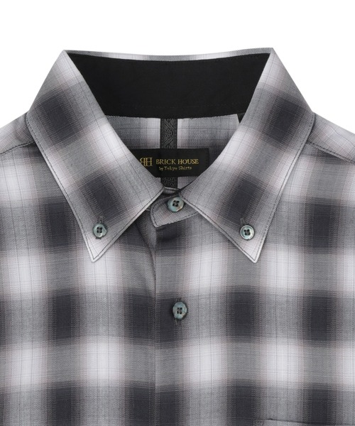 デザインカジュアル長袖シャツ ボタンダウン（ポロシャツ）｜TOKYO SHIRTS（トウキョウシャツ）
