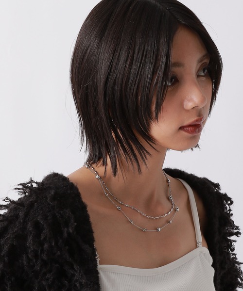 PAGEBOY(ページボーイ)の「2レンハートネックレス(ネックレス・レディース・シルバー・FREE)」の4枚目の写真