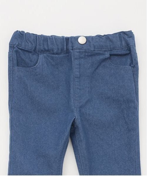 petit main(プティマイン)の「【リンク】ストレッチフレアパンツ(キッズ)(デニムパンツ・キッズ・ネイビー/ブラック・90cm/100cm/110cm/120cm/130cm)」の7枚目の写真