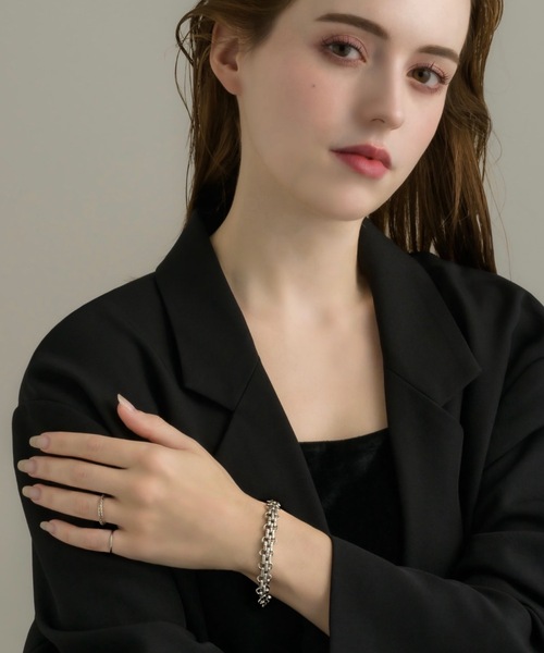 muku(ムク)の「リンクチェーンブレスレット(ブレスレット・レディース・シルバー/ゴールド・FREE)」の15枚目の写真