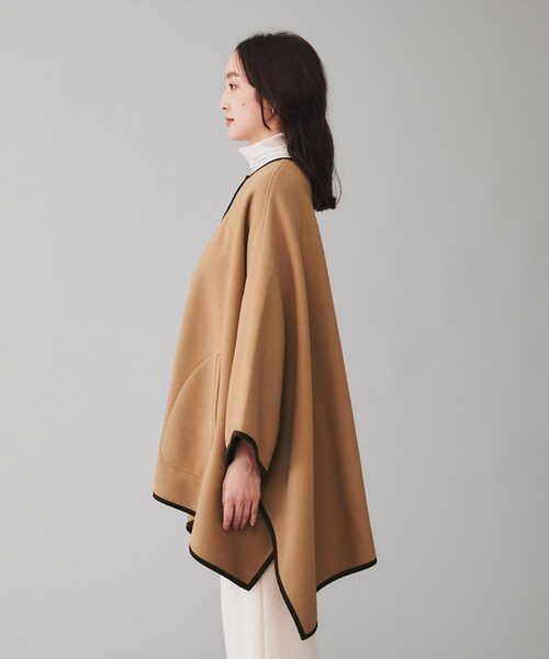 UNTITLED（アンタイトル）の「◆【 TRADITIONAL WEATHERWEAR 】RENFREW  ポンチョコート（ポンチョ・レディース・キャメル/ブラック・02）」の13枚目の写真