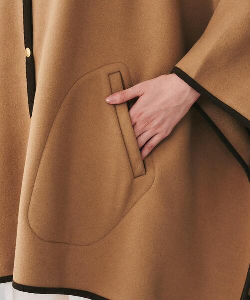 UNTITLED（アンタイトル）の「◆【 TRADITIONAL WEATHERWEAR 】RENFREW  ポンチョコート（ポンチョ・レディース・キャメル/ブラック・02）」の19枚目の写真