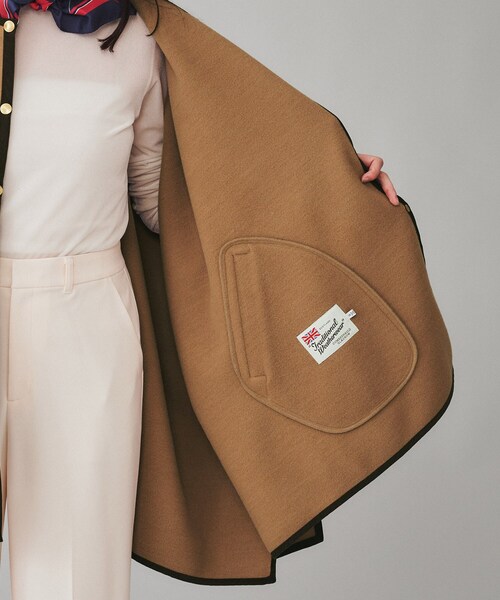 UNTITLED（アンタイトル）の「◆【 TRADITIONAL WEATHERWEAR 】RENFREW  ポンチョコート（ポンチョ・レディース・キャメル/ブラック・02）」の21枚目の写真