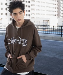 WEGO | WEGO/【24年秋冬新作】ワッペンロゴジップパーカー(パーカー)