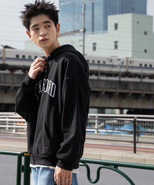 WEGO（ウィゴー）の「WEGO/ワッペンロゴジップパーカー（パーカー・メンズ・ブラウン/ブラック/ダークグリーン/杢グレー・MEDIUM/LARGE）」の20枚目の写真