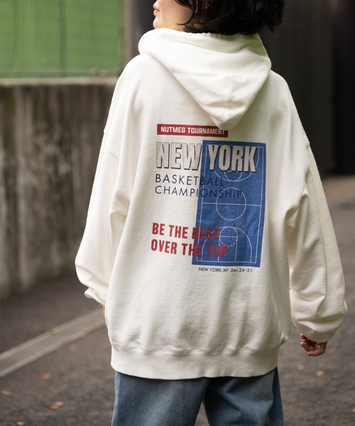【セール】【NUTMEG/ナツメグ】NEWYORKパーカー（パーカー）｜NO NEED（ノーニード）