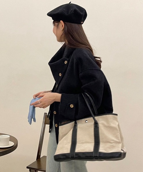 セール】マフラー付きウールジャケット（その他アウター）｜aimoha