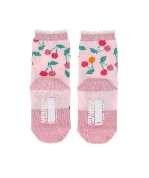 ANPANMAN KIDS COLLECTION(アンパンマンキッズコレクション)の「さくらんぼ柄クルーソックス(ソックス/靴下・キッズ・オフホワイト/ピンク・15-17cm/11-13cm/13-15cm)」の4枚目の写真