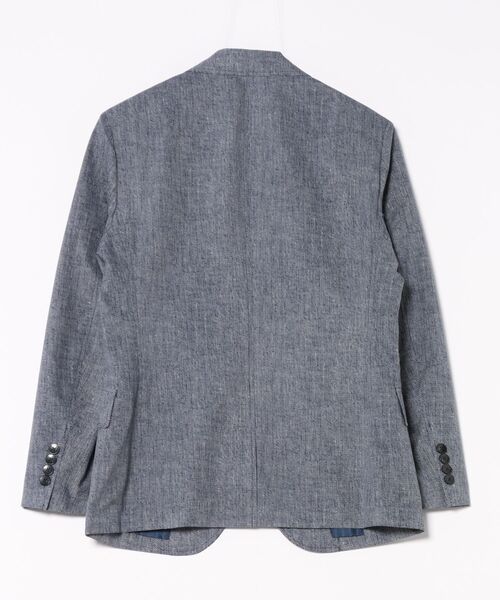 MEN'S BIGI(メンズビギ)の「〈イージーケア/吸水速乾〉COOL DOTS メランジプリントジャケット(テーラードジャケット・メンズ・ネイビー/グレー/ブルー/グリーン・01/02/03/04)」の12枚目の写真