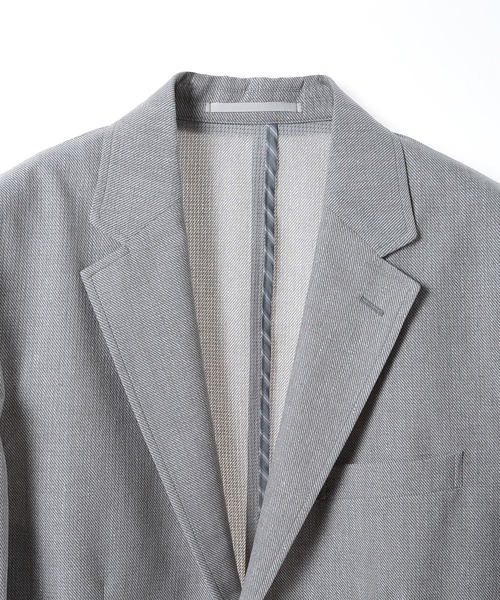 MEN'S BIGI(メンズビギ)の「〈イージーケア/吸水速乾〉COOL DOTS メランジプリントジャケット(テーラードジャケット・メンズ・ネイビー/グレー/ブルー/グリーン・01/02/03/04)」の20枚目の写真