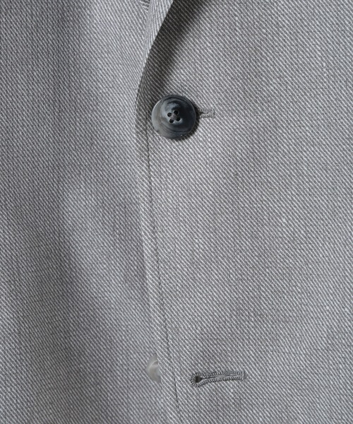 MEN'S BIGI(メンズビギ)の「〈イージーケア/吸水速乾〉COOL DOTS メランジプリントジャケット(テーラードジャケット・メンズ・ネイビー/グレー/ブルー/グリーン・01/02/03/04)」の18枚目の写真