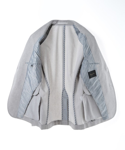 MEN'S BIGI(メンズビギ)の「〈イージーケア/吸水速乾〉COOL DOTS メランジプリントジャケット(テーラードジャケット・メンズ・ネイビー/グレー/ブルー/グリーン・01/02/03/04)」の15枚目の写真