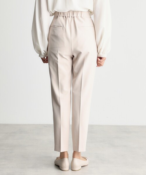 THE SHOP TK （ザ ショップ ティーケー ）の「【汚れ防止/シワになりにくい/セレモニー/通勤】ダブルクロステーパードパンツ/洗える/サスティナブル（その他パンツ・レディース・ベージュ/ネイビー/ブラック・11/12/13/14）」の18枚目の写真