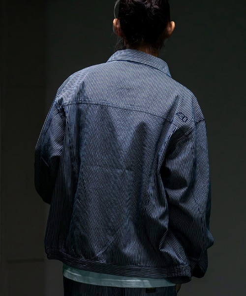 430(フォーサーティ)の「mj10490-HC 3rd ZF JACKET ジップアップジャケット(デニムジャケット・メンズ・ホワイト/ホワイト系その他/ブルー系その他/ブラック・0/1/2/3)」の6枚目の写真