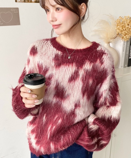 シャルレジャガードプルオーバーМ〜Lサイズ新製品着映えする上質素材！ ふくれジャカードプルオーバー【広告商品】(05_3L 02_ライト