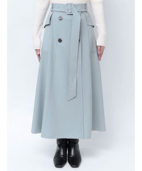 LAGUNAMOON（ラグナムーン）の「TRマルチWAYトレンチコート（トレンチコート・レディース・アイボリー/ライトブルー・SMALL/MEDIUM）」の3枚目の写真