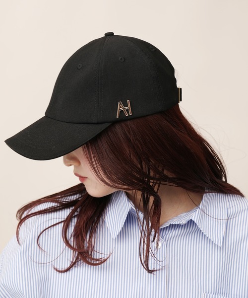 aimoha(アイモハ)の「【Aimoha】メタルロゴキャップ(キャップ・レディース・オフホワイト/ブラック・FREE)」の2枚目の写真