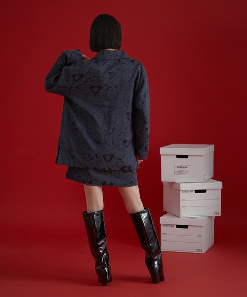 はなねね  ellieジャガースカート JQフレアスカート【BLUE】 – ELLIE