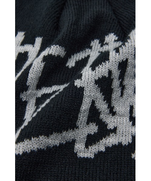 RODEO CROWNS WIDE BOWL（ロデオクラウンズワイドボウル）の「LOGOニットビーニー（ニットキャップ/ビーニー・レディース・ブルー/グレー/ブラック・FREE）」の16枚目の写真