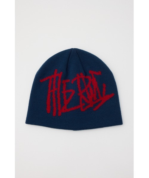 RODEO CROWNS WIDE BOWL（ロデオクラウンズワイドボウル）の「LOGOニットビーニー（ニットキャップ/ビーニー・レディース・ブルー/グレー/ブラック・FREE）」の4枚目の写真