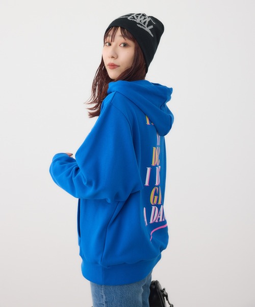 RODEO CROWNS WIDE BOWL（ロデオクラウンズワイドボウル）の「LOGOニットビーニー（ニットキャップ/ビーニー・レディース・ブルー/グレー/ブラック・FREE）」の19枚目の写真