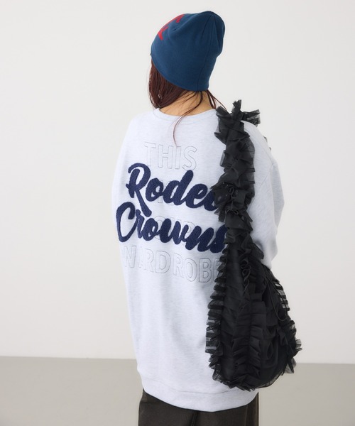 RODEO CROWNS WIDE BOWL（ロデオクラウンズワイドボウル）の「LOGOニットビーニー（ニットキャップ/ビーニー・レディース・ブルー/グレー/ブラック・FREE）」の20枚目の写真