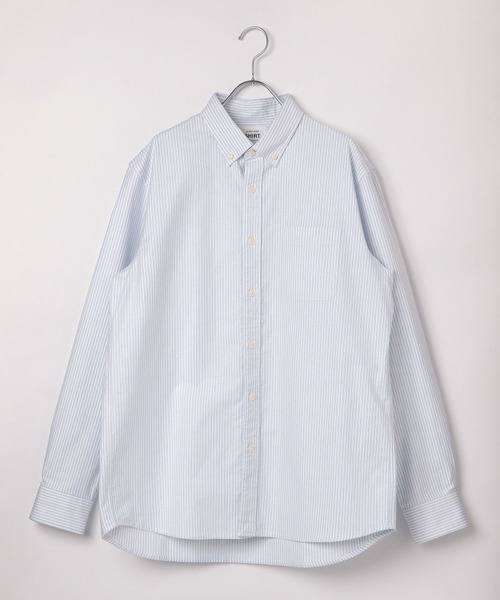 GLOBAL WORK（グローバルワーク）の「イージーケアオックス/ボタンダウンシャツ/147192（シャツ/ブラウス・メンズ・サックスブルー/グレイッシュベージュ/ネイビー/ピンク/ライトグレー/ネイビー系7/ブルー/オフホワイト・SMALL/X-LARGE/LARGE/MEDIUM/X-SMALL/XX-LARGE/3XL）」の20枚目の写真