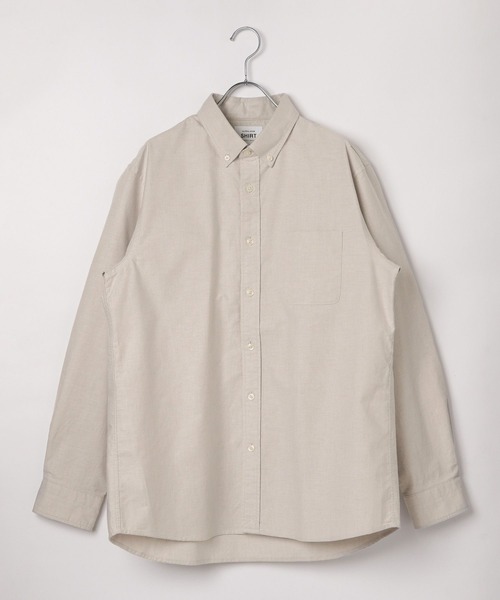 GLOBAL WORK（グローバルワーク）の「イージーケアオックス/ボタンダウンシャツ/147192（シャツ/ブラウス・メンズ・サックスブルー/グレイッシュベージュ/ネイビー/ピンク/ライトグレー/ネイビー系7/ブルー/オフホワイト・SMALL/X-LARGE/LARGE/MEDIUM/X-SMALL/XX-LARGE/3XL）」の15枚目の写真