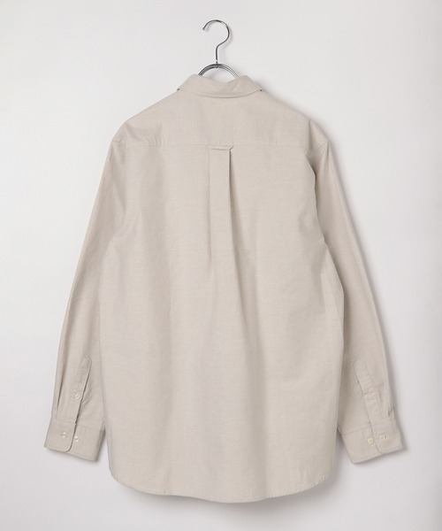 GLOBAL WORK（グローバルワーク）の「イージーケアオックス/ボタンダウンシャツ/147192（シャツ/ブラウス・メンズ・サックスブルー/グレイッシュベージュ/ネイビー/ピンク/ライトグレー/ネイビー系7/ブルー/オフホワイト・SMALL/X-LARGE/LARGE/MEDIUM/X-SMALL/XX-LARGE/3XL）」の16枚目の写真