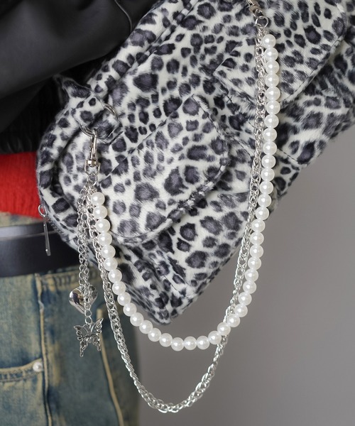 SPINNS(スピンズ)の「ウォレットチェーン/パールバタフライ(ウォレットチェーン・レディース・シルバー・ONESIZE)」の11枚目の写真