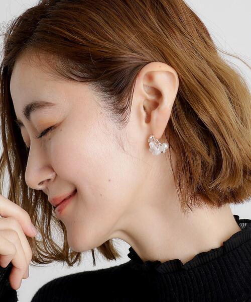 grove(グローブ)の「さくらモチーフフックピアス(ピアス(両耳用)・レディース・アイボリー/ピンク/ベビーピンク・00)」の8枚目の写真