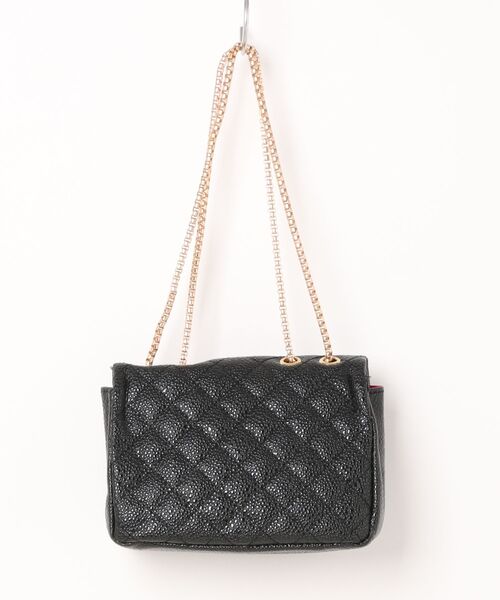 L LABEL（エルラベル）の「キルティングショルダーフラップバッグ（ショルダーバッグ・レディース・ピンク/ホワイト/ブラック/ベージュ・FREE）」の21枚目の写真