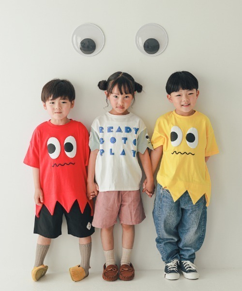 nicohrat（ニコフラート）の「nicohrat/ニコフラート モンスターTシャツ（Tシャツ/カットソー・キッズ・ベージュ系その他6/アイボリー/ブラック・140cm/130cm/120cm/110cm/100cm/90cm）」の4枚目の写真